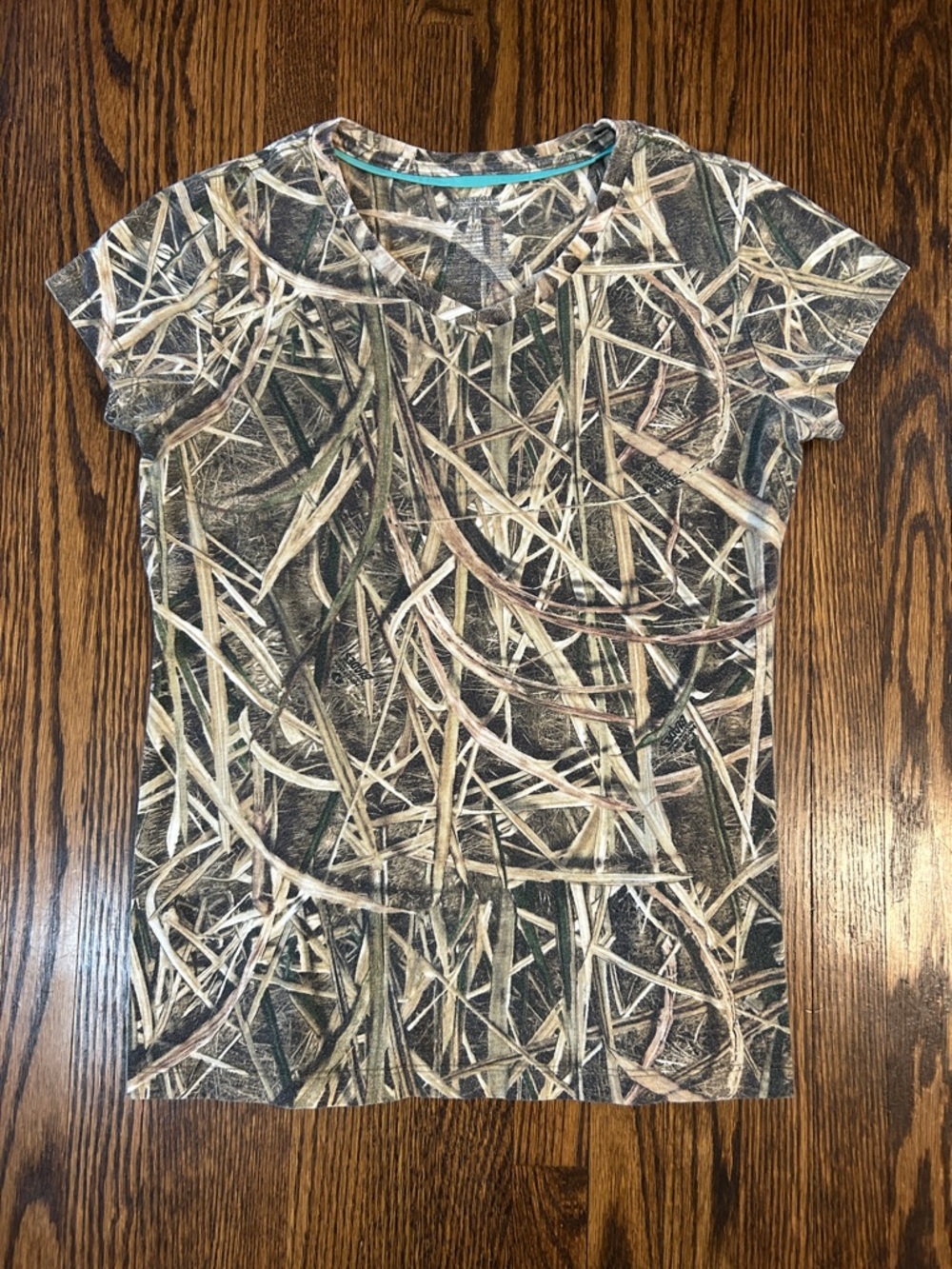 Mossy Oak Camo V-Neck T-Shirt